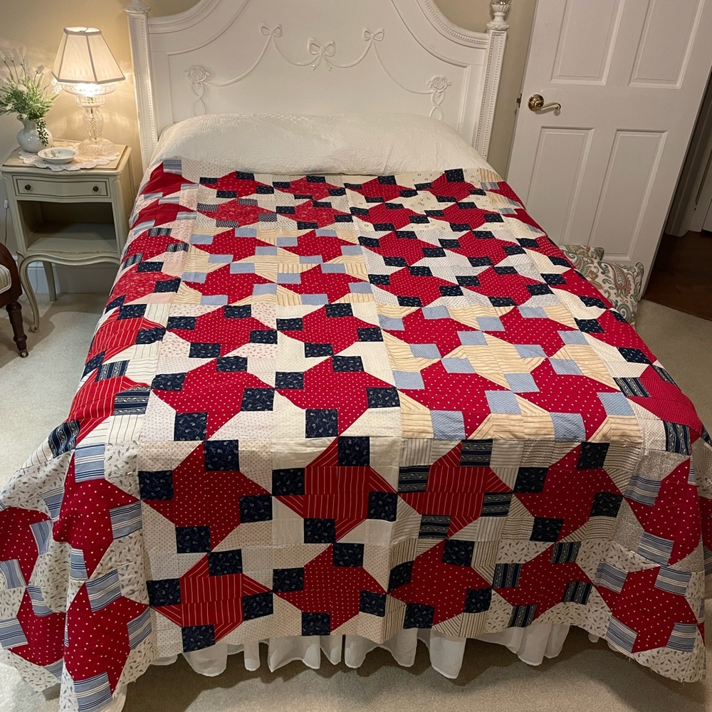 Another great vintage  quilt top